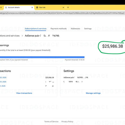 Ultimate Google Adsense Loading + 1M Traffic Source