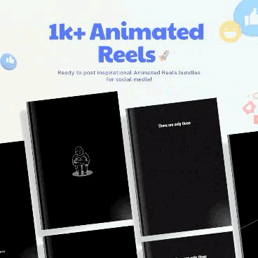 1k+ Animation Visual Motivation Reels Bundle